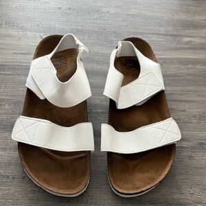 Rip Curl White and Brown Sandals